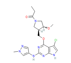 2D structure of the orthosteric ligand