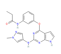 2D structure of the orthosteric ligand