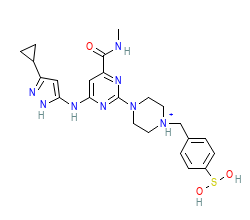 2D structure of the orthosteric ligand