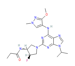 2D structure of the orthosteric ligand