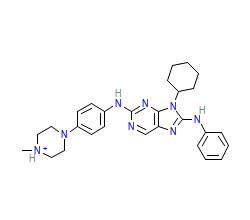 2D structure of the orthosteric ligand