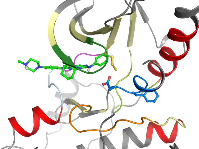 The orthosteric binding pocket