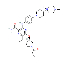 2D structure of the orthosteric ligand