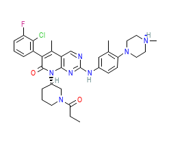 2D structure of the orthosteric ligand