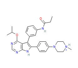 2D structure of the orthosteric ligand