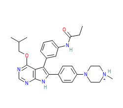 2D structure of the orthosteric ligand