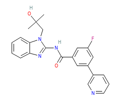 2D structure of the orthosteric ligand