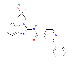 2D structure of the orthosteric ligand