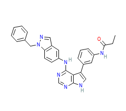 2D structure of the orthosteric ligand