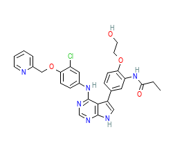 2D structure of the orthosteric ligand