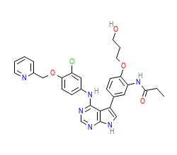 2D structure of the orthosteric ligand