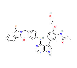 2D structure of the orthosteric ligand