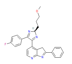 2D structure of the orthosteric ligand