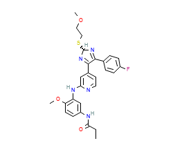 2D structure of the orthosteric ligand