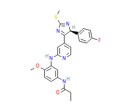 2D structure of the orthosteric ligand