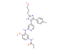 2D structure of the orthosteric ligand