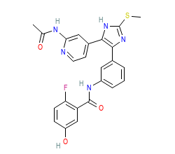2D structure of the orthosteric ligand