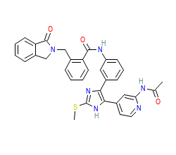 2D structure of the orthosteric ligand