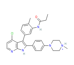 2D structure of the orthosteric ligand