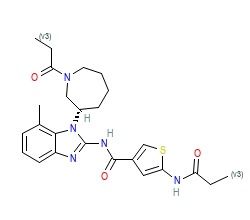 2D structure of the orthosteric ligand