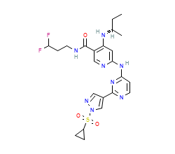 2D structure of the orthosteric ligand