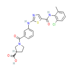 2D structure of the orthosteric ligand