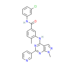 2D structure of the orthosteric ligand