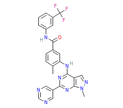 2D structure of the orthosteric ligand