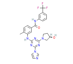 2D structure of the orthosteric ligand