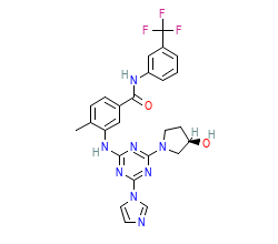 2D structure of the orthosteric ligand