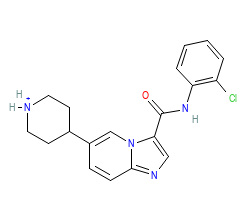 2D structure of the orthosteric ligand