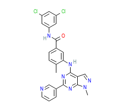 2D structure of the orthosteric ligand