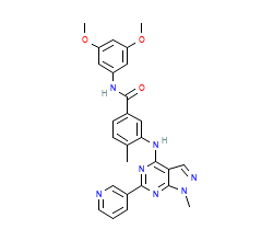 2D structure of the orthosteric ligand