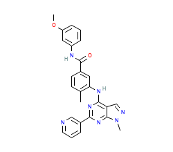 2D structure of the orthosteric ligand