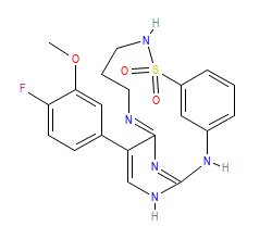 2D structure of the orthosteric ligand