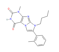 2D structure of the orthosteric ligand
