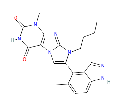 2D structure of the orthosteric ligand