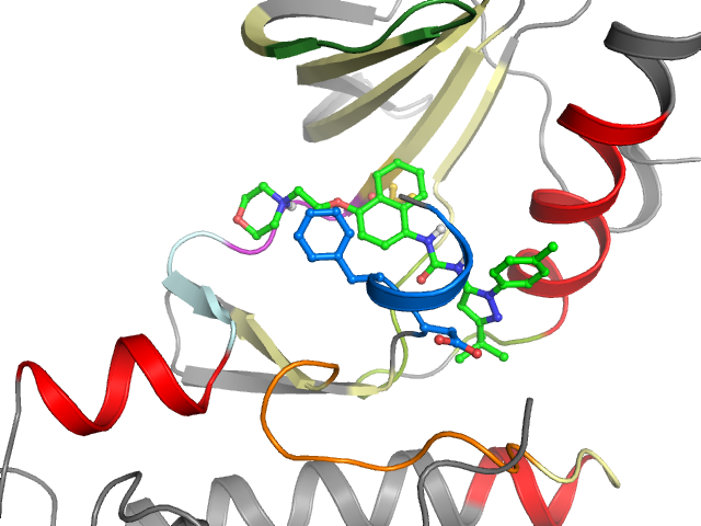The orthosteric binding pocket