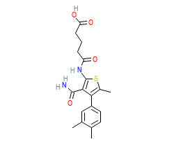 2D structure of the orthosteric ligand