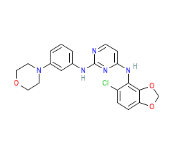 2D structure of the orthosteric ligand