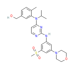 2D structure of the orthosteric ligand