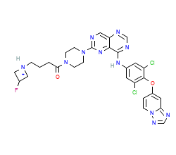 2D structure of the orthosteric ligand