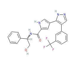 2D structure of the orthosteric ligand
