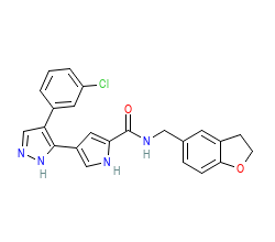 2D structure of the orthosteric ligand