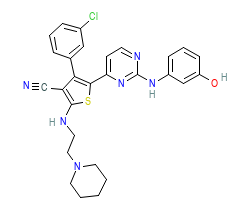 2D structure of the orthosteric ligand