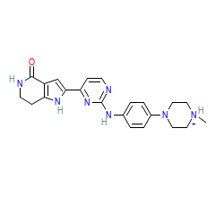 2D structure of the orthosteric ligand