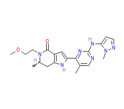 2D structure of the orthosteric ligand