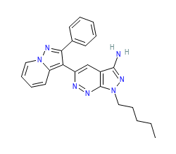 2D structure of the orthosteric ligand