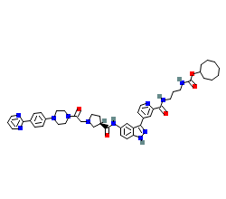 2D structure of the orthosteric ligand