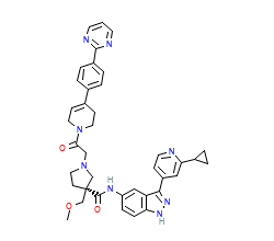 2D structure of the orthosteric ligand